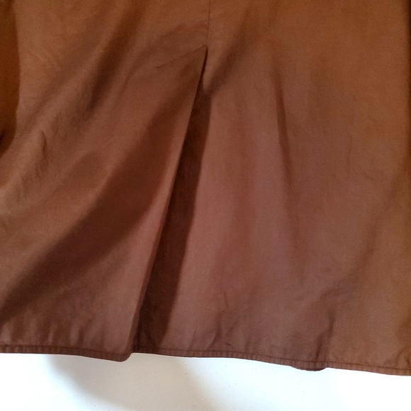 New Everlane Cotton PJ Top Chestnut Buttonup Shirt Size Small NWT - Picture 13 of 13